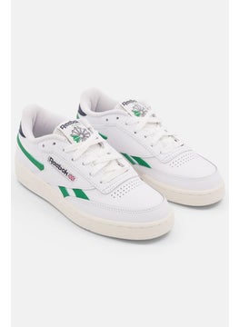 Buy Kids Boy Club C Revenge Lace Up Tennis Sport Shoe, White/Green in UAE