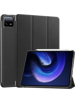 اشتري Protective Flip Case For Xiaomi Pad 6 - Pad 6 Pro With Trifold Stand Auto Wake Sleep Shockproof Cover في الامارات