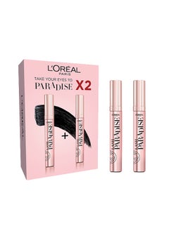 Buy 2X Paradise Washable Mascara With Castor Oil - Suitable For Senstive Eyes in Saudi Arabia