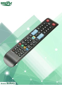 Buy Replacement Wireless Universal Tv Remote Control For Samsung Hd Led Smart Tv Black in UAE