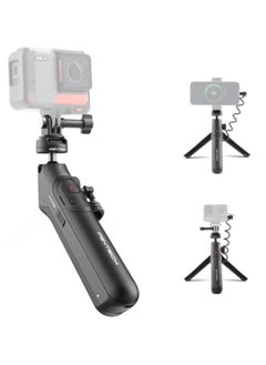 اشتري Floating Hand Grip, CapLock MantisPod Power, Battery Grip Handle Mount for Insta360 X4, Charging Selfie Vlog Tripod Monopod, with 1/4" Adapter, Power Stick for Phone, Cameras Accessory for Insta360 X3 في السعودية