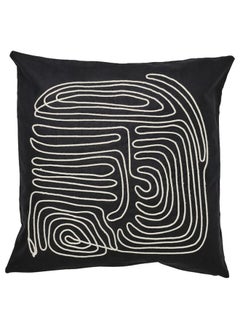 اشتري Cushion cover, black/white, 50x50 cm في السعودية