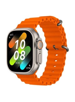 Buy HK8 Pro Max Smart Watch, 2.12 inch AMOLED screen, 485 x 520 pixels - Werfit Pro - Orange in Egypt
