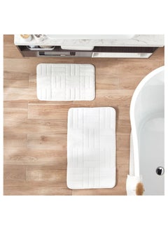 Buy Stripe Bath Mat - Set of 2 in Saudi Arabia