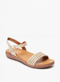 Buy Strappy Sandals with Buckle Closure in UAE