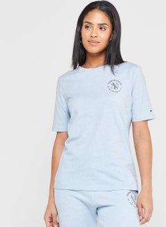 Buy Round Neck Logo T-Shirt in UAE