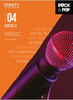 اشتري Trinity College London Rock & Pop 2018 Vocals Grade 4 by Hal Leonard LLC Paperback في الامارات