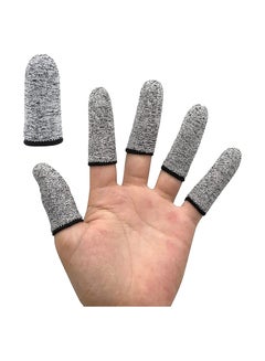 Buy 6 PCS Finger Cots Finger Cut Resistant Finger Protectors For Kitchen, Work, Sculpture, Anti-Slip in Egypt