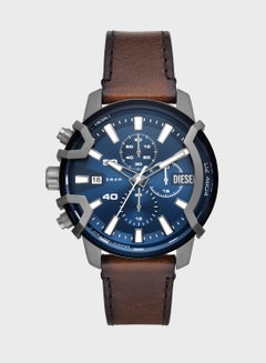 Buy Dz4604 Chronograph Leather Strap Watch in UAE