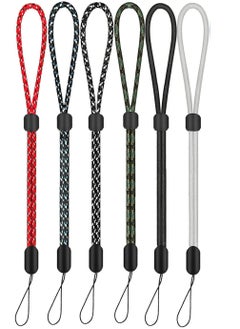 Buy Hand Wrist Straps Lanyard, 6pcs Adjustable Colorful Nylon Hand Wrist Straps with Movable Button for GoPro, Camera, Keys, Keychain, Phone, USB Flash Drive, Joy-Con, Wallet, ID Name Tag Badge in Saudi Arabia