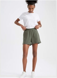 Buy Regular Hem Regular Fit Shorts in UAE