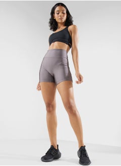 Buy 3 Stripes Spandex Shorts in UAE