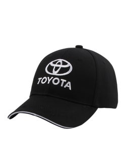 Buy Toyota Logo Embroidered Adjustable Baseball Caps for Men and Women Hat Travel Cap Car Racing Motor Hat in UAE