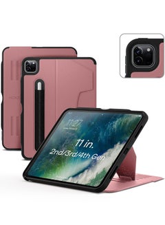 Buy ZUGU CASE iPad Pro 11 Case, Ultra Slim Protective Case/Cover Designed for iPad Pro 11-inch (4th Gen, 2022) / (3rd Gen, 2021) / (2nd Gen / 1st Gen) with Convenient Magnetic Stand - Desert Rose in UAE