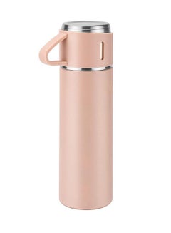 Buy Stainless Steel Thermo 500ml/16.9oz Vacuum Insulated Bottle with Cup for Coffee Hot Drink and Cold Drink Water Flask.(Pink,Set) in Saudi Arabia