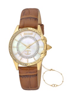 اشتري Women's Analog Round Shape Leather Wrist Watch JC1L095L0225 - 32 Mm في السعودية