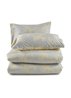 اشتري Th French Oriental 3-Piece King Comforter Set 240X260Cm - Golden Yellow في الامارات