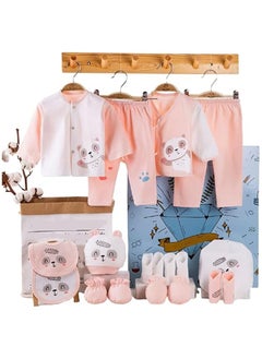 اشتري Newborn Baby Gifts Set Newborn Layette Gifts Set Baby Girl Boys Gifts Premium Cotton Baby Clothes Accessories Set Fits Newborn to 3 Months في السعودية