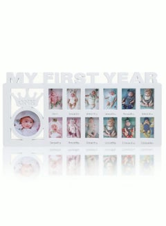 Buy Newborn Baby Picture Frame 2 inch My First Year Newborn Keepsake Frame 12 Months Baby Shower Photo Frame for Memories in UAE