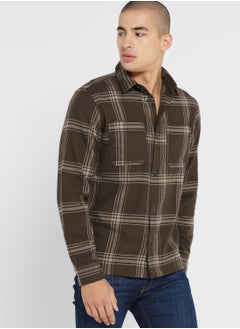 Buy Checked Regular Fit Shirt in UAE