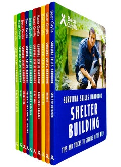 اشتري Bear Grylls Survival Skills Handbook Series 10 Books Collection Set (Dangerous Plants, Forest, Signalling, Weather Watching, First Aid, Hiking, Tracking & MORE!) في الامارات