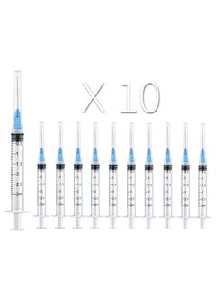 اشتري Medical Disposable Syringe  3 ml With Needle, Individually Sealed, 10 Pack في السعودية