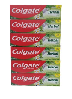 Buy Colgate Herbal Fluoride Toothpaste 150g Pack of 6 in UAE