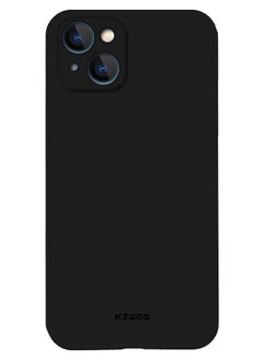 Buy iPhone 14 Plus Case Air Skin Series Ultra Slim Frosted Anti Slip Back Cover Full Coverage Camera Lens Protection 6.7 inch Black in UAE