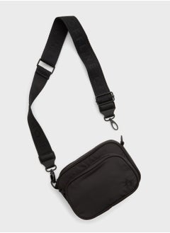 Buy Logo Print Zip Detail  Crossbody in UAE