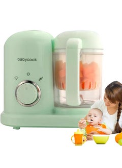 Buy Baby Food Steamer and Blender,All-in-One Baby Food Processor,with BPA Lead,Phthalate-Free, Shatterproof,Multifunction Electric Food Processor for Baby,Green in UAE