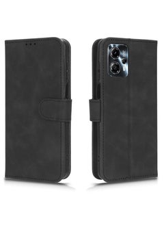 Buy Smartphone Case Compatible with Motorola Moto G13 with Card Holder Flip Case PU Leather Phone Wallet Case Shockproof Protective Cover in Saudi Arabia