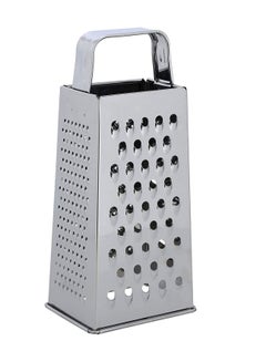 Buy Stainless Steel 4 Side Grater Vegetable Cheese Grater with Sharp Blades JS107 in UAE