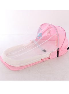 Buy Baby Travel Portable Mobile Crib Foldable Newborn Multi-function Folding Bed With Toys Multipurpose Mummy Diaper Bag in Saudi Arabia