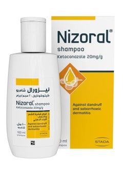 Buy Nizoral shampoo Against dandruff and seborrhoeic dermatitis 100 ml in Saudi Arabia