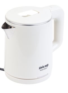 Buy Stainless steel water kettle, 0.8 liters - 800 watts - white in Saudi Arabia