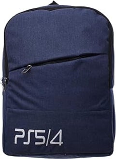 Buy accessories shop Fabric BackPack Classic Design With Two Metal Zipper And Two Fabric Shoulder For Laptop 40x30x10 CM - Blue Black in Egypt