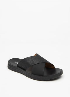 اشتري Men's Textured Slip-On Sandals في الامارات