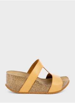 اشتري Hecate Strappy Mid Heel Wedges في الامارات