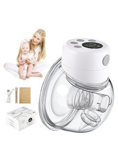 Buy Wearable Breast Pump,Electric Handsfree Breast Pump, Portable Wireless Low Noise 2 Modes & 9 Levels,1pc White in UAE