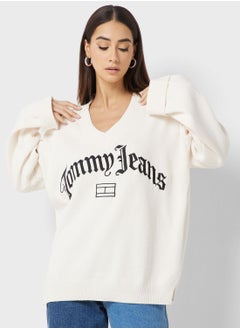 Buy Logo Knitted Sweater in Saudi Arabia