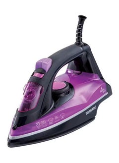 Buy TORNADO Steam Iron 2100 Watt Ceramic Soleplate Purple TST-2100N in Egypt