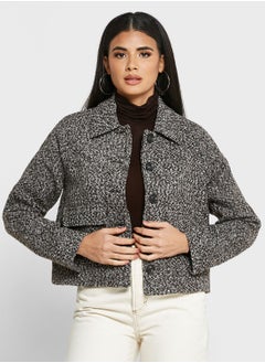 Buy Pocket Detail Knitted Jacket in Saudi Arabia