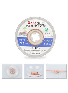 Buy Solder Wick Braid Desoldering Wick Braid Remover Tool Solder Sucker 1 piece No Clean soldering Wick Wire Roll and Disassemble Electrical Components in Saudi Arabia