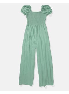 Buy AE Smocked Puff Sleeve Jumpsuit in Egypt