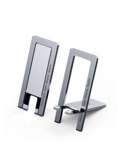 Buy Cell Phone Stand for Desk, 1Pcs Portable Mobile Phone Holder, Foldable Aluminum Phone Holder, Adjustable View Angle Stand for iPhone 15 14 Pro Max X SE XR 8 Plus for Samsung Galaxy iPad Mini in Saudi Arabia