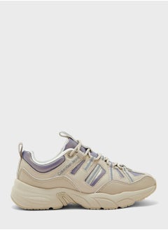 اشتري Retro Tennis Laceup Mix Sneakers في الامارات