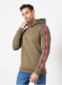 Buy Sport Logo Tape Hoodie in UAE