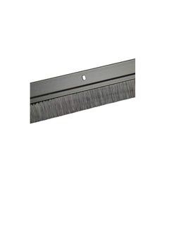 Buy Door Bottom Brush & Rubber Seal with Screw for Exterior Interior Doors Insulation Door Seal Sound Proof Under Door Draft Blocker Keeping Noise Repellent & Dust 120cm Brush Black in UAE