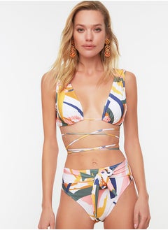 Buy Abstract Patterned High Waist Bikini Bottoms in Egypt