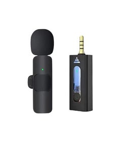 Buy K35 Wireless Collar Microphones For 3.5mm AUX Devices Camera Speaker Mobile Phone Recording Clip-On Lapel Lavalier Mic in UAE